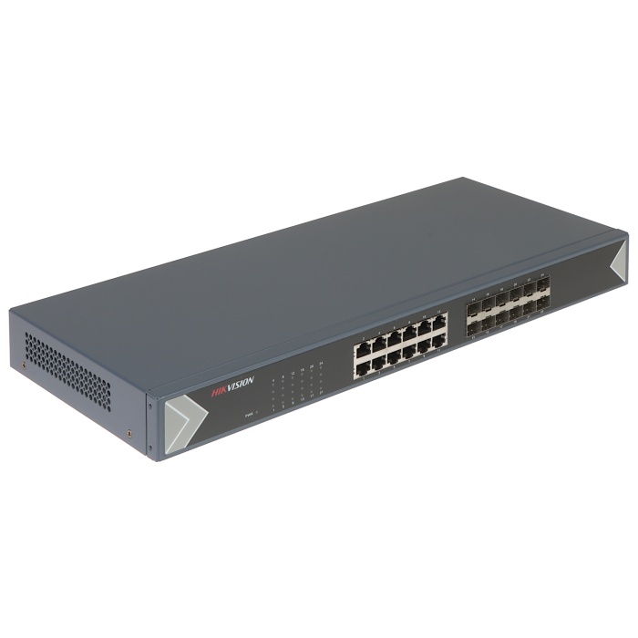Hikvision DS-3E0524TF(O-STD) 24 Portlu Gigabit Yönetilmeyen Switch