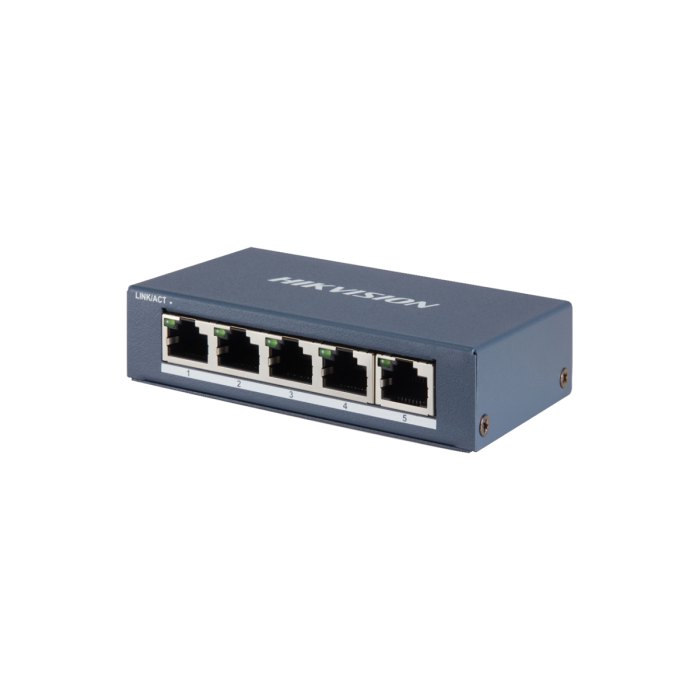 Hikvision DS-3E0505-E 5-Port Gigabit Yönetilemez Ethernet Anahtarı
