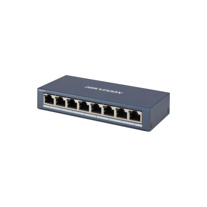 Hikvision DS-3E0508-E(B) 8-Port Gigabit Yönetilemez Ethernet Anahtarı