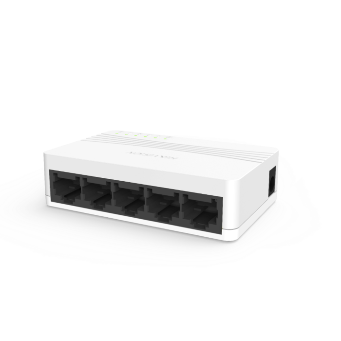 Hikvision DS-3E0105D-E 5-Port Fast Ethernet Yönetilemez Masaüstü Anahtarı