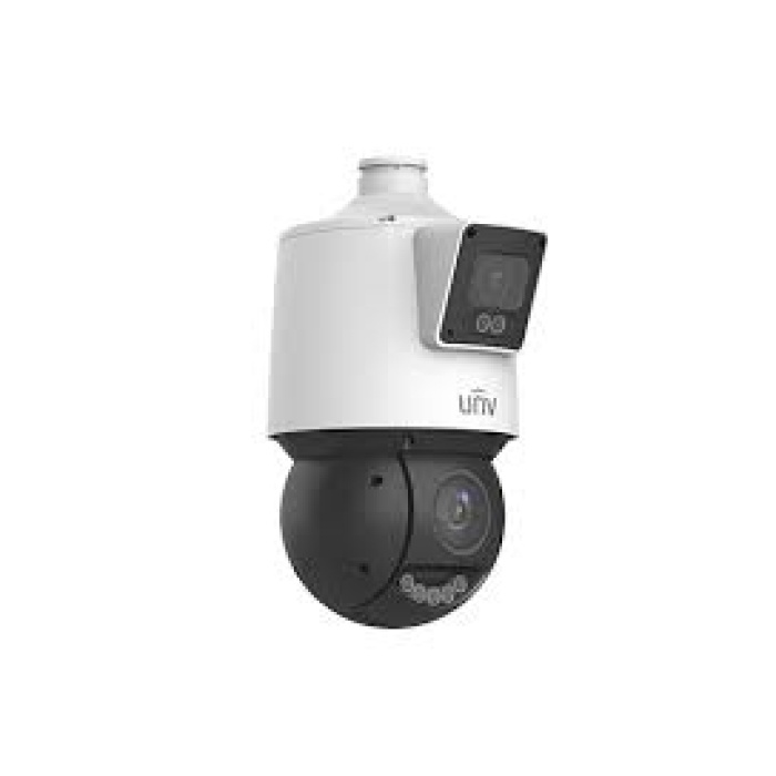 Uniview IPC94144SFW-X25-F40C 2x4 MP IP 4.8-120mm Mot. Lens- 4mm Sabit Lens Ses-Alarm Güvenlik Kamerası