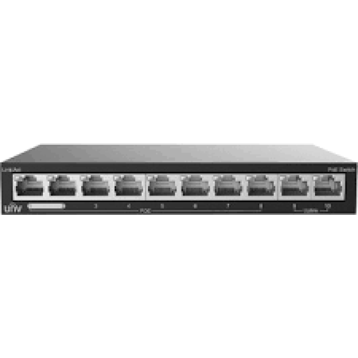 Uniview NSW2020-10T-POE-IN 8 Port 10/100 Poe + 2port 10/100 Ethernet Poe Yönetilemez Switch