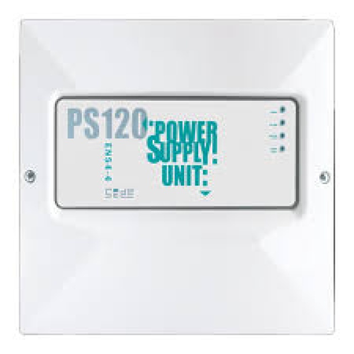 PS-120 Güç Kaynağı 24V 3,5 Amper EN 54-4 Sertifikalı.* Hata rölesi ile aktif hata izleme * 100 W Sürekli Çıkış * Bozuk veya bitik batarya uyarısı*