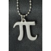 Pi Sayısı Tasarımlı Metal Erkek Kolye