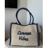 SUMMER VİBES LACİVERT  İTHAL YENİ SEZON KADIN ÇANTA