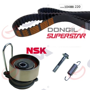 Triger Kayış Seti Eksantrik Seti Honda Cıvıc 1.4L D14z6 1.6L D16v1 D16w7 Vtec Ep Es Eu 01-05 1 Kayış 1 Rulman 1 Yay 14400PLM014-14520PLC335-14516PLC000