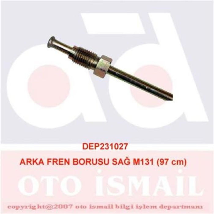 Arka Fren Borusu Sağ M131 97 Cm