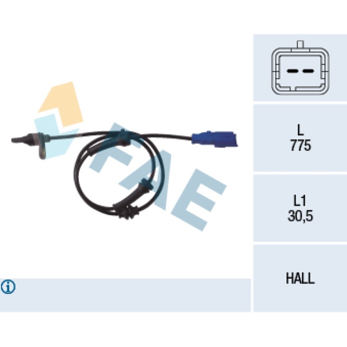 Abs Hız Devir Sensörü Arka P1007-C2-C3 02&gt; 4545.98
