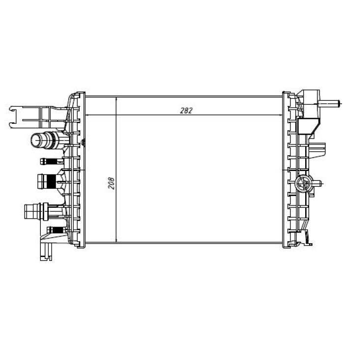 Turbo Radyatörü Intercooler Dacıa Duster Iı 1.5 Dci 18 &gt; K9k678 214106421R