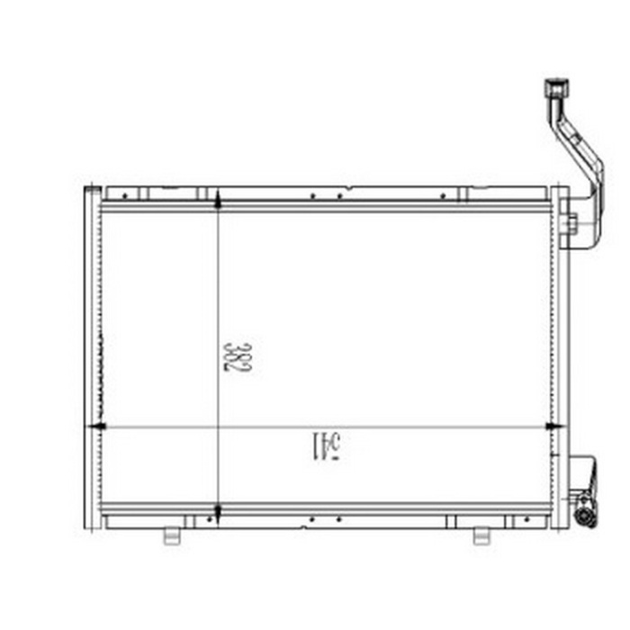 Klima Kondenseri Ford Fiesta Vı 1.6Tdci 08 &gt; Oto.-Mek. 8V5119719ACADAE