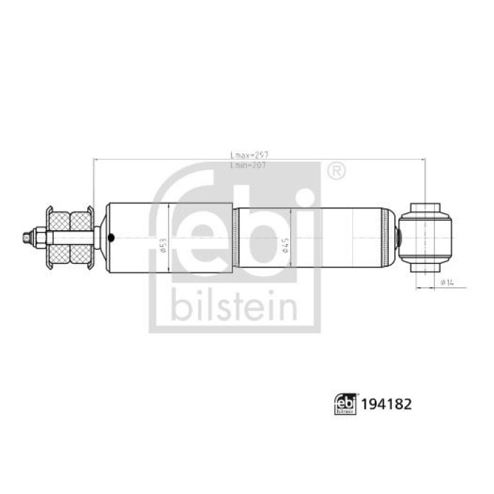 Ön Amortisör Sağ/Sol Transporter T4 Caravella 91-03 701413031B-7D0413031C