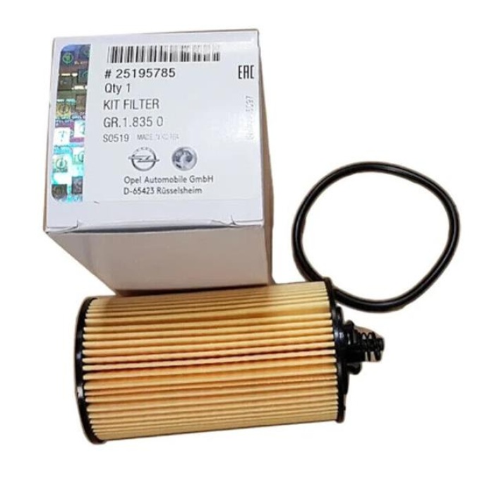 Yağ Filtresi Mokka-Zafıra-Cruze 1.4 Net-1.6 Xer 25195785-25195775