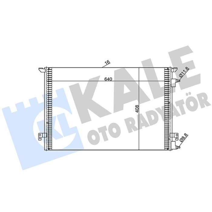 Klima Radyatörü Kondenseri Vectra C-Sıgnum 04&gt;09 1.9 Cdtı Z19dtl-Dt-Dth Al/Al 640X408x16 Fıat Croma 13114943-1850095-71740472