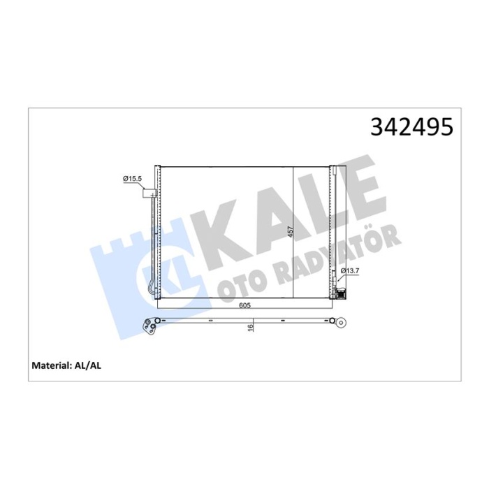 Klıma Radyatoru Bmw E70 F15 E71 F16 64509239992