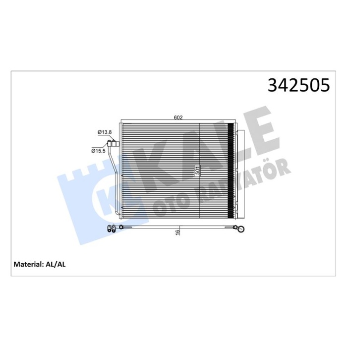 Klıma Radyatoru Bmw E70 F15 F85 E71 E72 F16 F86 64509239944