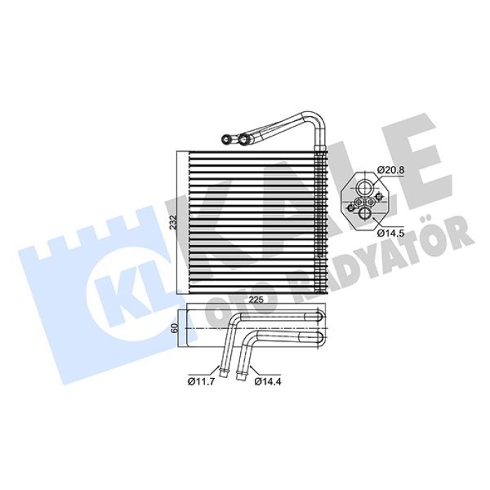 Evaporator Megane Iı-Scenıc Iı 7701207874