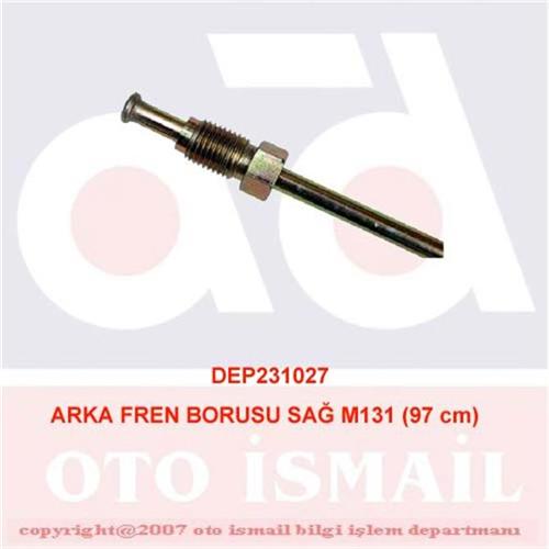 Arka Fren Borusu Sağ M131 97 Cm