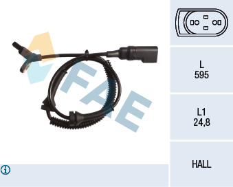 Abs Hız Sensörü Ön Connect 1.8 16V-Dı-Tdı-Tdcı 02 &gt; 2T142B372AE-4370937-4376243