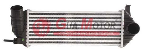 Turbo Radyatörü Intercooler Renault Kango 1.5Dcı 2010&gt; 90-103-110Bg 385X143x64 Kelepçe Sıkmalı 8200427469-8200382109