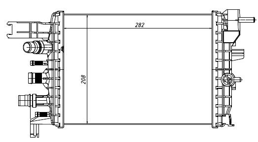 Turbo Radyatörü Intercooler Dacıa Duster Iı 1.5 Dci 18 &gt; K9k678 214106421R