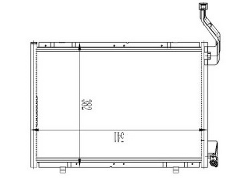 Klima Kondenseri Ford Fiesta Vı 1.6Tdci 08 &gt; Oto.-Mek. 8V5119719ACADAE