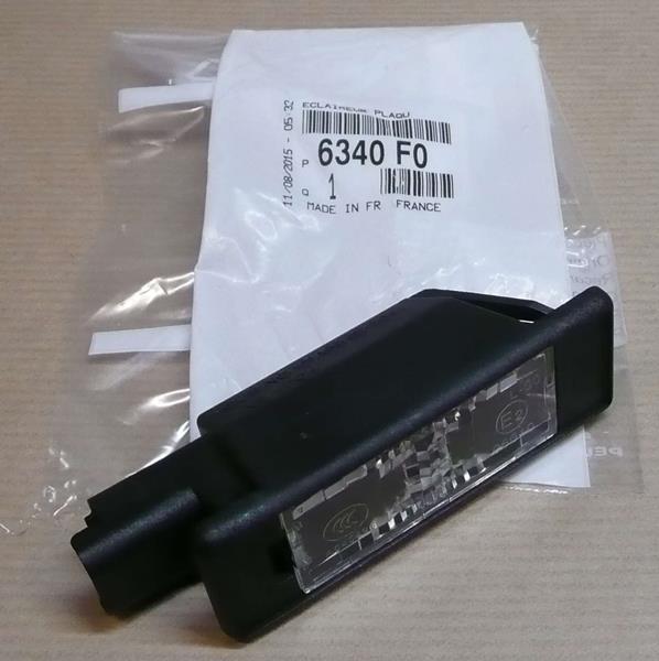 Plaka Lambası P207-P307-P3008-P301-P508-C-Elysee-Ds3-Ds5 6340.F0