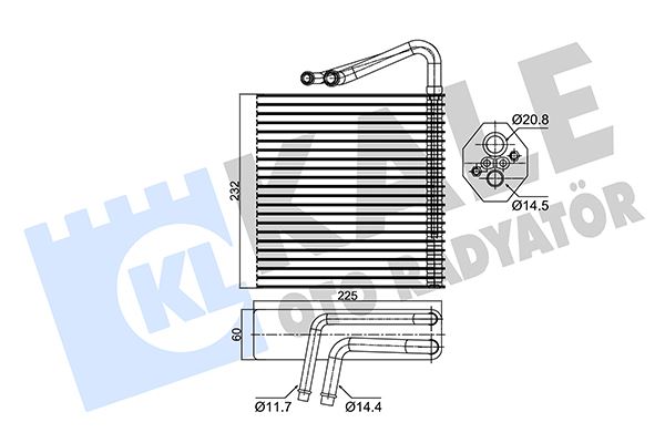 Evaporator Megane Iı-Scenıc Iı 7701207874