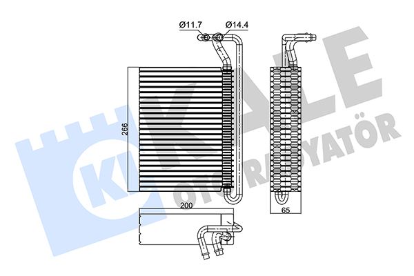Evaporator Bmw E46 E83 64119135744