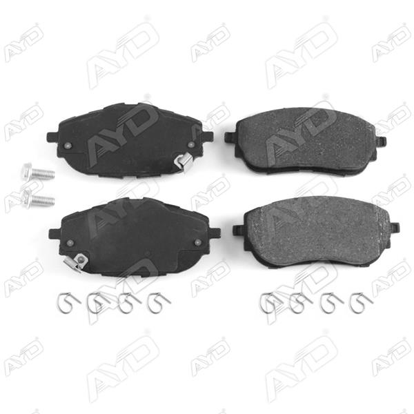 Ön Fren Balata Toyota Aurıs Corolla 1.33L 1.6L 1Nr-Fe 1Zr-Fae Nre180 Zre181 Zre185 12-&gt; / 1.4L 1Nd-Ftv Nde180 12-&gt; 0446502390-0446502391