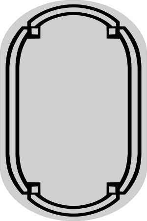 Vogue Modern Yıkanabilir Halı Oval