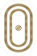Klasik Yıkanabilir Halı 1057 Oval