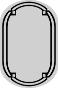 Vogue Modern Yıkanabilir Halı Oval