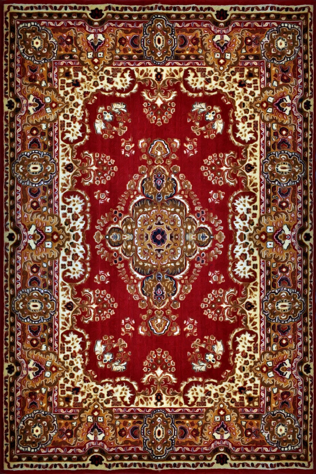 Vintage Yıkanabilir Halı 1128