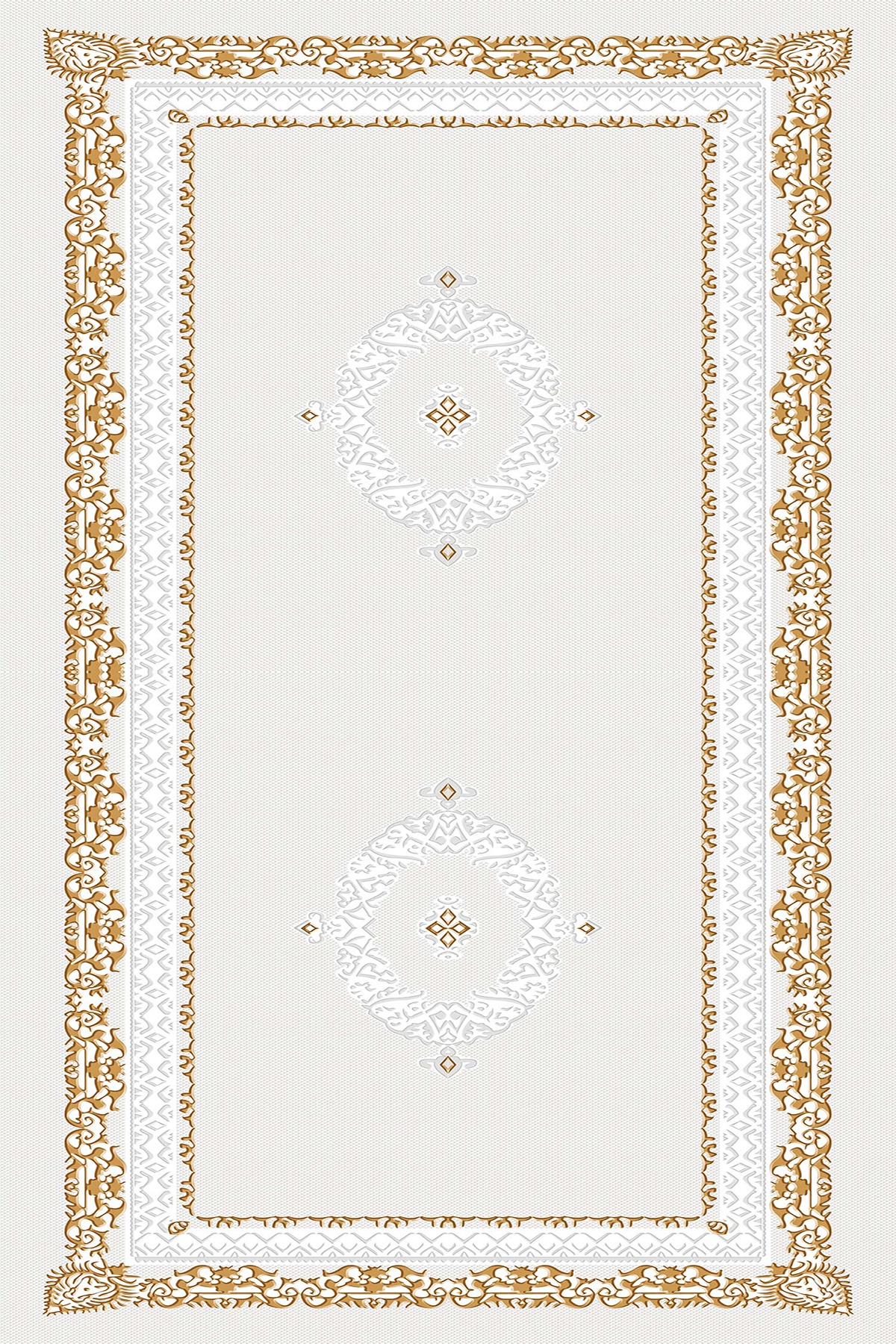 Zömre Gold Klasik Yıkanabilir Halı
