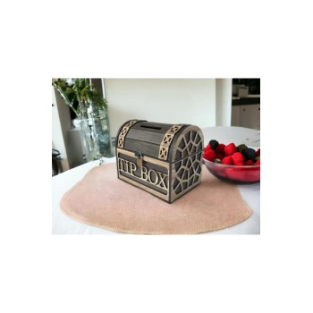 - Kltli Bahşiş Kutusu Ve Kumbra Sandık Tipi Tipbox