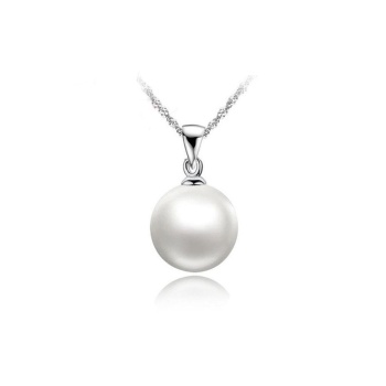 İnci Detaylı Gümüş Kolye