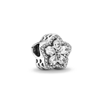 Bileklik ve Kolye İçin Işıltılı Kar Tanesi Pave Charm