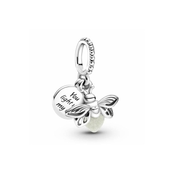 Bileklik ve Kolye Uyumlu Karanlıkta Parlayan Ateşböceği Fosforlu Sallantılı Charm