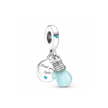 Bileklik Ve Kolye Uyumlu Sallantılı Gümüş Kaplama Charm