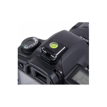 DSLR Ve SLR İçin Su Terazili Hot Shoe Flaş Kızağı Kapağı