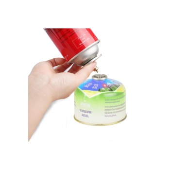 Çakmak Gazından Vidalı Yuvarlak Kamp Kartuşu Tekrar Dolum Aparatı