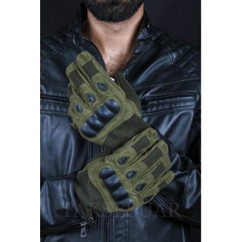 Motosiklet Eldiven Ful Korumalı Bilekten Kayışlı Model X Large