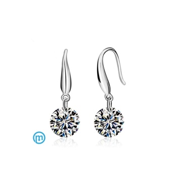 Gümüş Kaplama Taşlı Zirkon Küpe