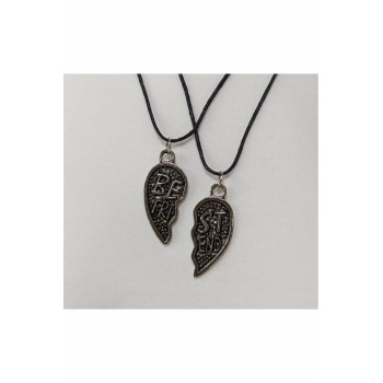 Best Friend 2li 2 En Iyi Arkadaş Deri İpli Kolye Arkadaşlık Kolyesi Arkadaşa Hediye