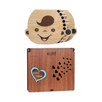 Erkek Bebek Süt Dişleri Göbek Bağı Ve Saç Saklama Anı Albüm Kutusu Bebek Hediyesi