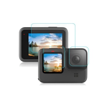 Gopro Hero 9/10/11/12 Tamperli 3 Parça Kırılmaz Cam Ekran Koruyucu