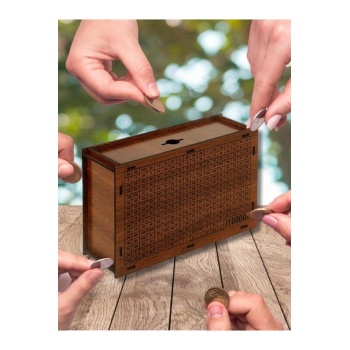 Ahşap Hedef 10.000 TL Kumbarası