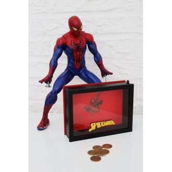 Örümcek Adam Ahşap Kumbara