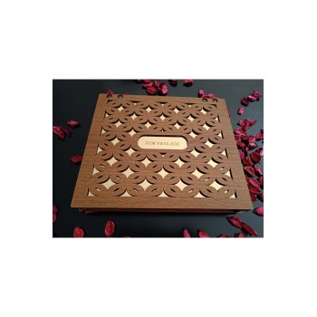 Ahşap Tesbih Kutusu 10lu Koleksiyon Kutusu Tesbih Kutusu