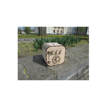 El Yapımı Yeni Model Ahşap Kumbara Tipbox Hediyelik